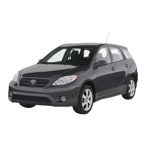 TOYOTA MATRIX 2008 MANUAL Pdf Download 